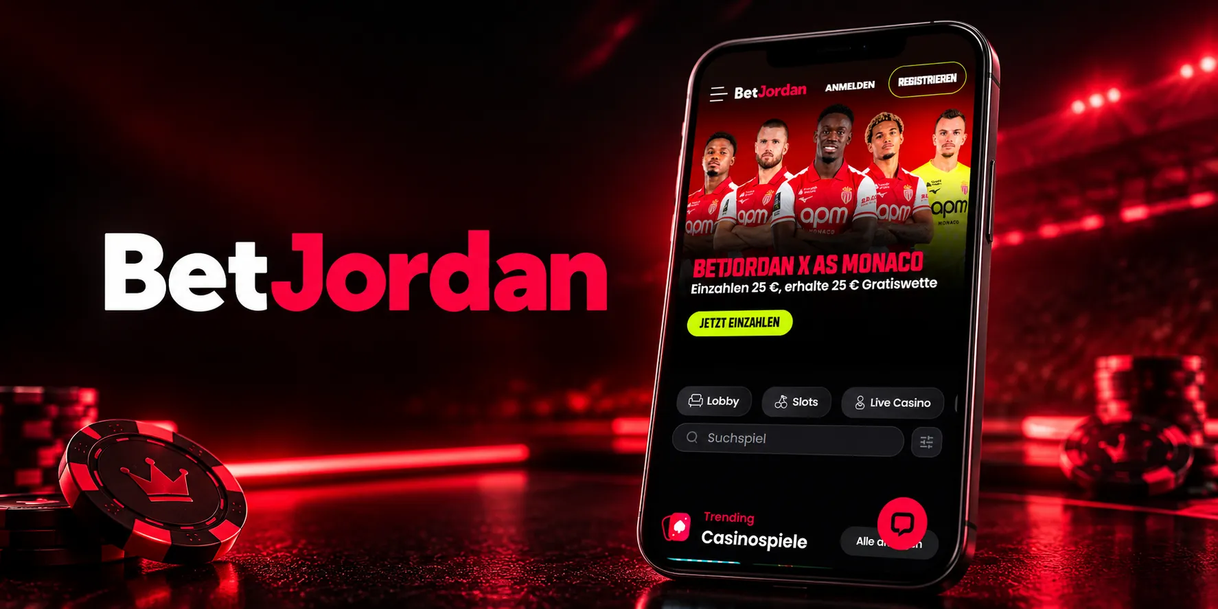 BetJordan Casino App-Screenshot